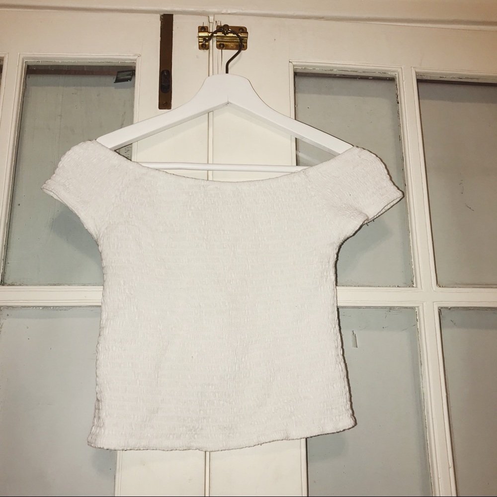 White Crop Top
